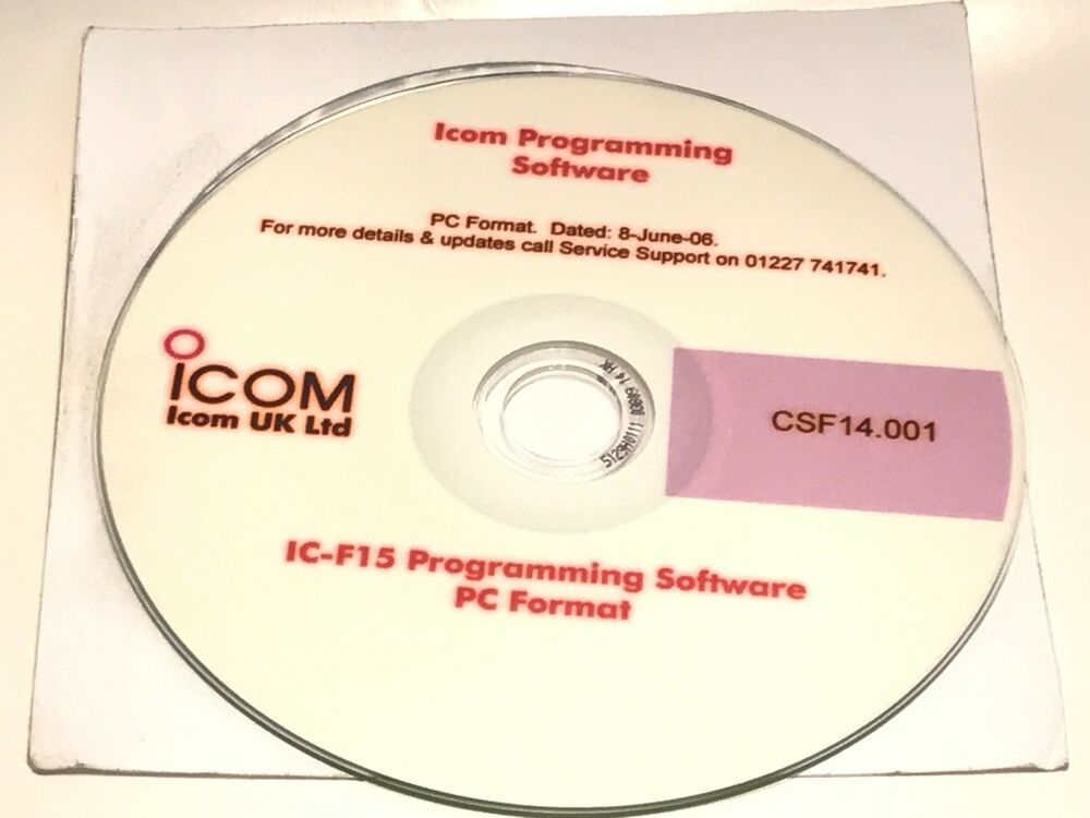 Icom ic f25sr software programs download
